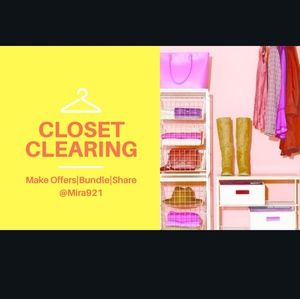 Need to sell items ASAP for more room.